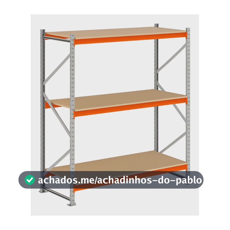 Mini Porta Pallet Palete Inicial Slim Com Mdf Cru 200x120x60 1.2v