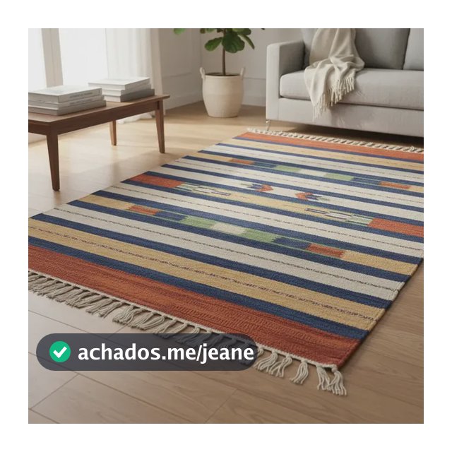 Tapete Kilim Marsala 1,00 X 1,40  M