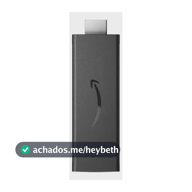 Amazon Fire TV Stick 4K 8GB preto com 1.5GB de memória RAM