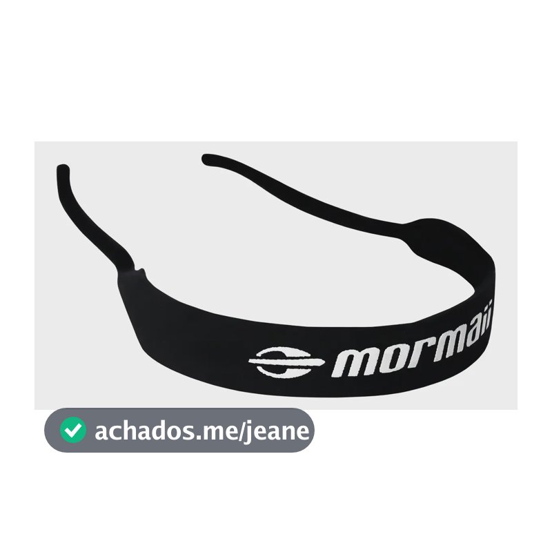 Cordão Segurança Neoprene Óculos Sol Mormaii Jet Sky Lancha Haste Preto