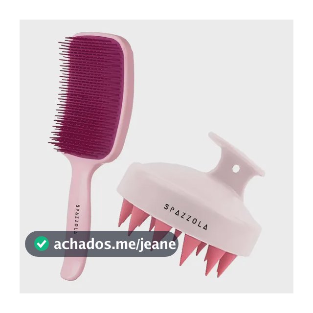 Cabelos Mais Fortes Com Escova Raquete E Massageador