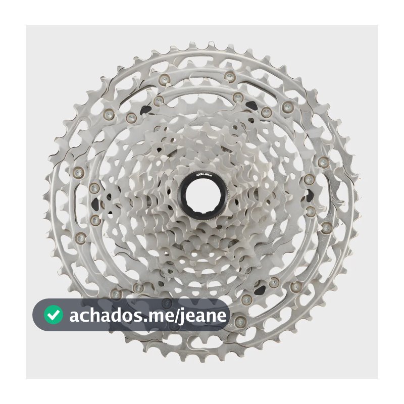Cassete Shimano Deore 12v Cs-m6100 10/51d Microspline Prateado 10 51