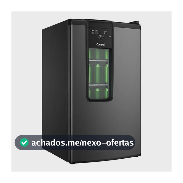 Cervejeira Consul Czd12mt Vertical Titanium 83l Frost Free Titanium 220v
