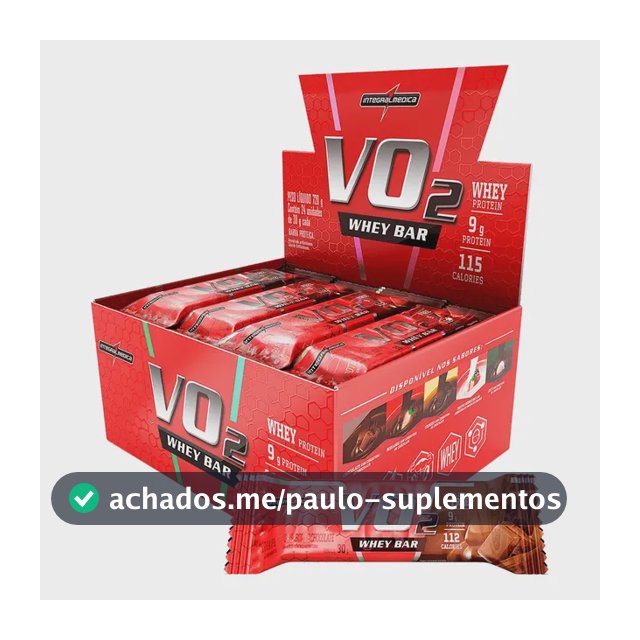 Whey Bar Barra De Proteína - 12 Unidades - Integralmédica