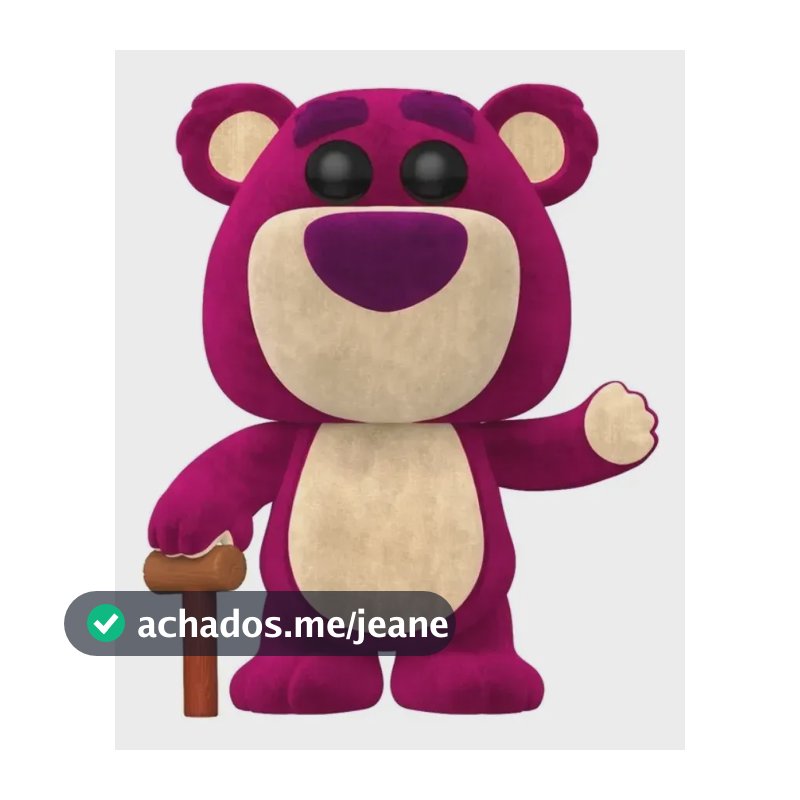 Figura de Ação Lotso Pop! Flocked #1748 Funko de Disney Toy Story
