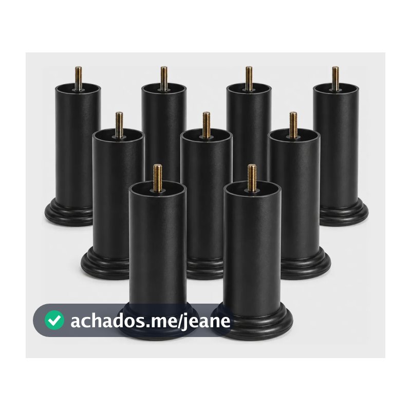 Jogo Pé Cama Box Baú 9 Peças Pu 12 Cm Casal Muito Forte