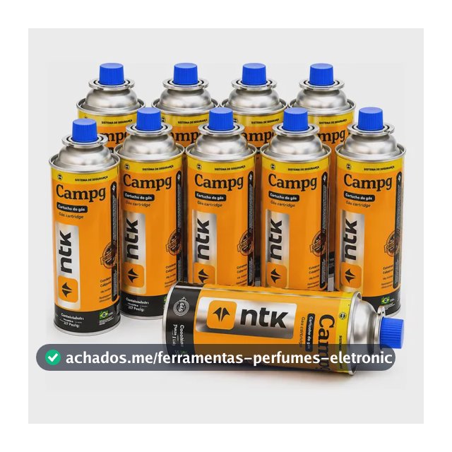 Refil Fogareiro E Maçarico Portátil 227g Liderança Kit 10 Refil