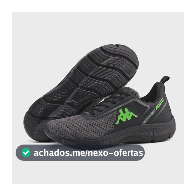 Tênis Kappa Run 200 Masculino Caminhada Corrida Original