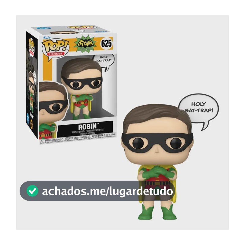 Boneco Funko Pop! Sayings Dc Batman - O Homem Morcego - Robin