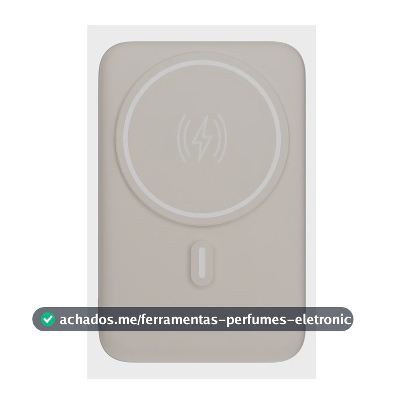 Carregador Portátil Power Bank Indução 10.000 Magsafe com suporte dobrável Geonav