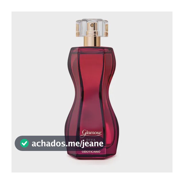 Perfume Glamour Diva O Boticário Deo Colônia 75ml Feminino