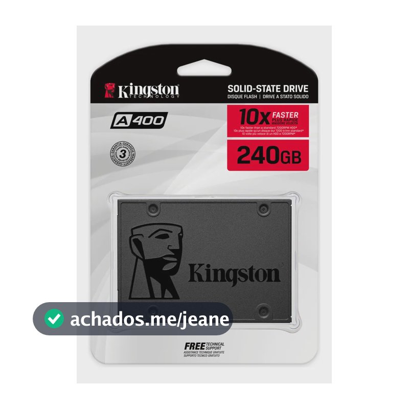 Ssd Kingston A400 240gb 2.5mm