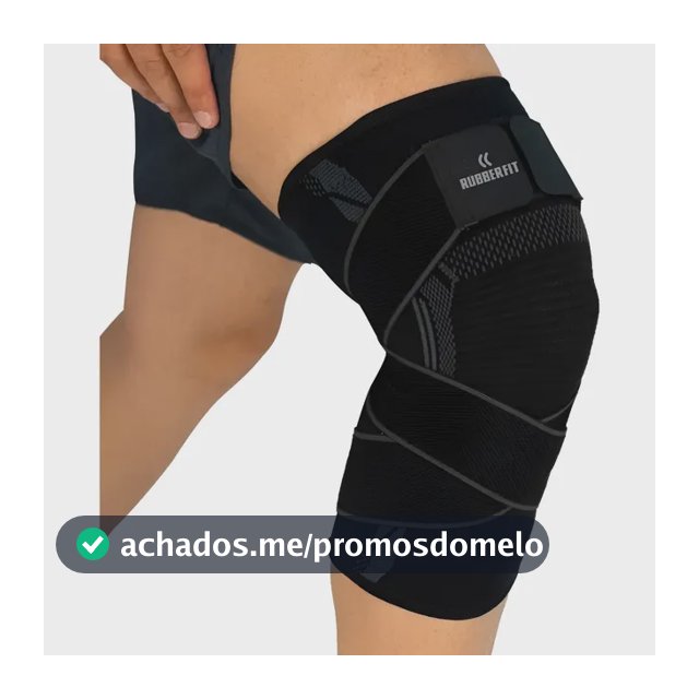Joelheira De Compressão Elástica Para Esportes Premium