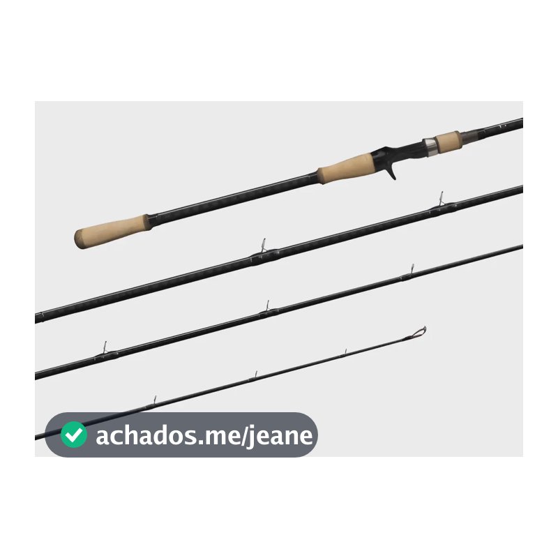 Vara P/ Carretilha Saint X-fast 2,40m 25-50lbs - 2 Partes Preto