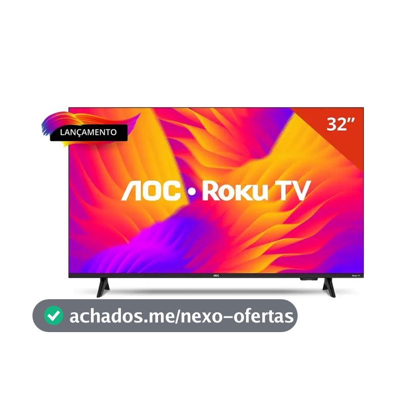Smart Tv Aoc Dled 32 Wi-fi Roku Tv Quad Core 32s5155/78g