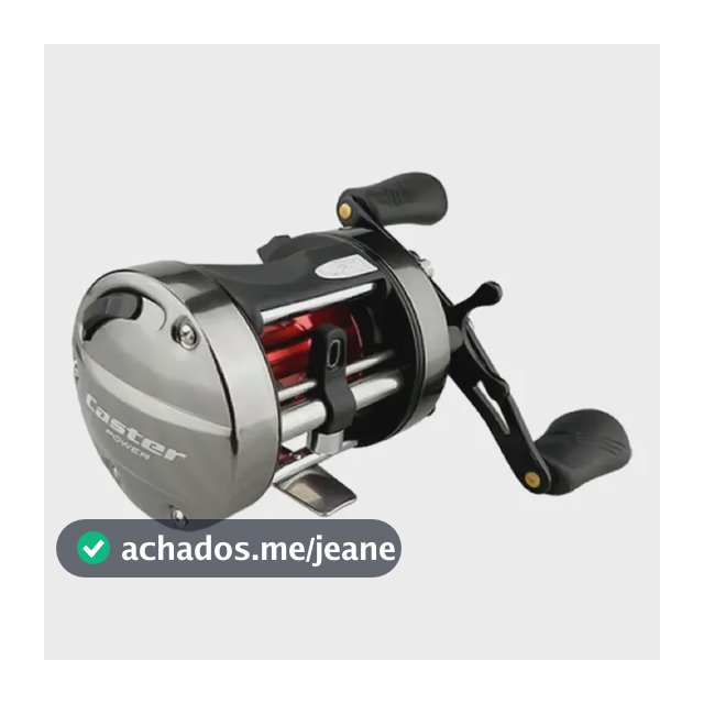Carretilha Marine Sports Caster Power 400 Prateado Manivela Direita 5.3:1