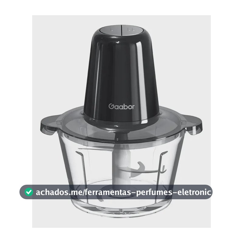 Gaabor Processador 300w 2l Vidro 4 Lâminas Mg-15m02a Cor Preto