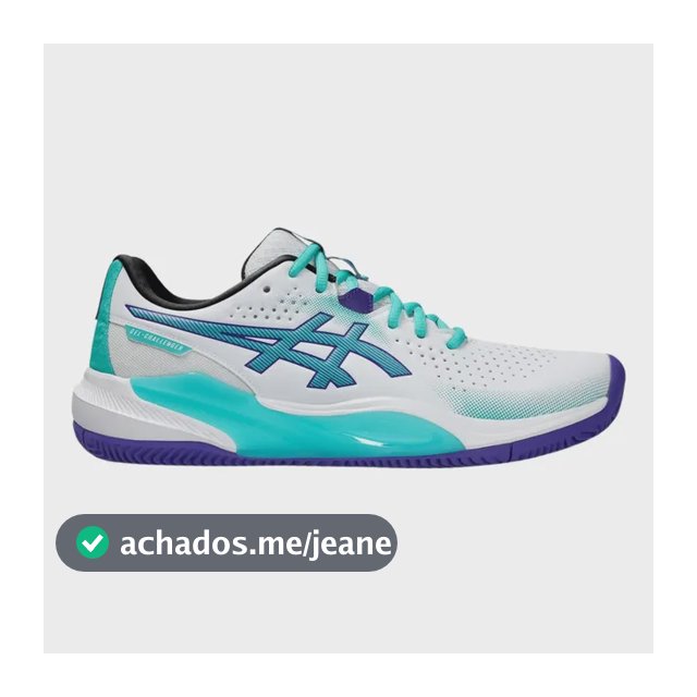 Tênis Asics Gel-challenger 15 Clay Branco Promo Pix Adulto