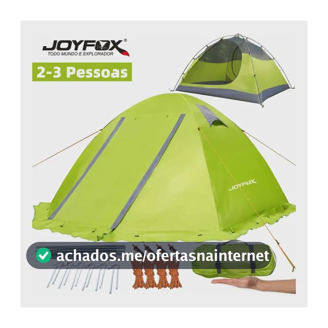 Barraca estrutura profissional Joyfox Camping J-705 verde-claro