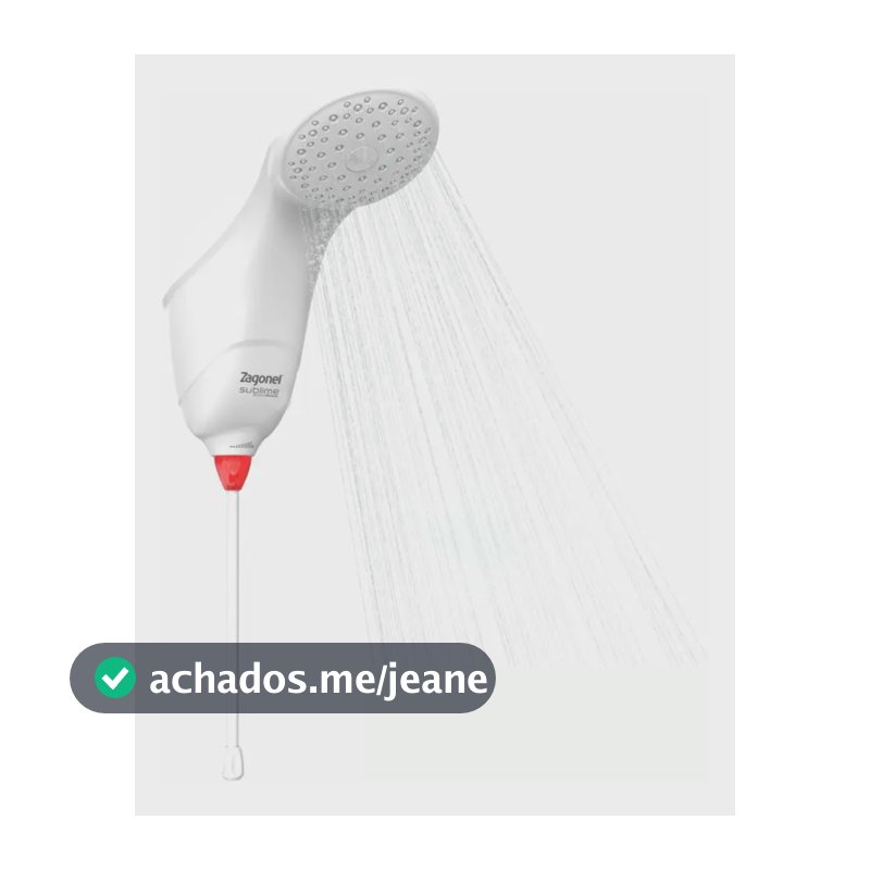 Chuveiro Elétrico Zagonel Sublime 4400W Eletrônica