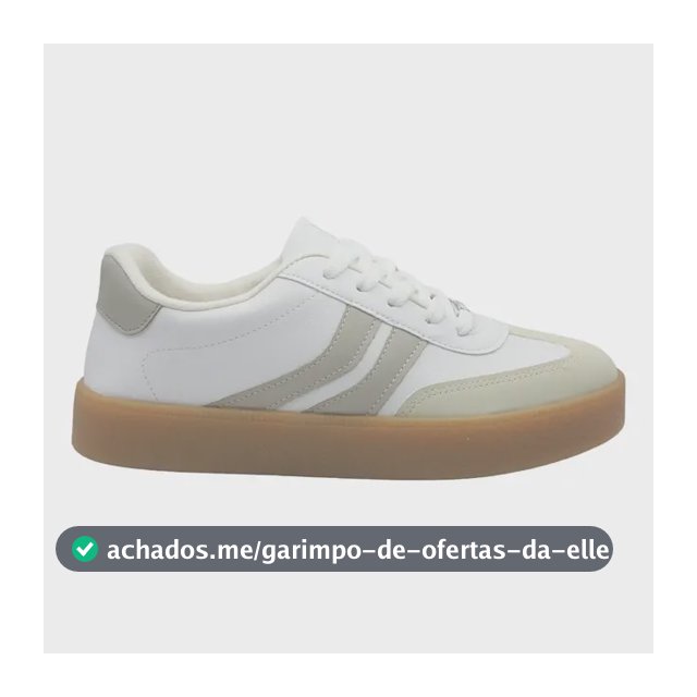 Tenis Feminino Casual Vizzano Branco Confortável Original