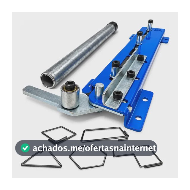 Ferramenta Dobradeira Estribo Máquina Estribadeira Top Preto E Cromado