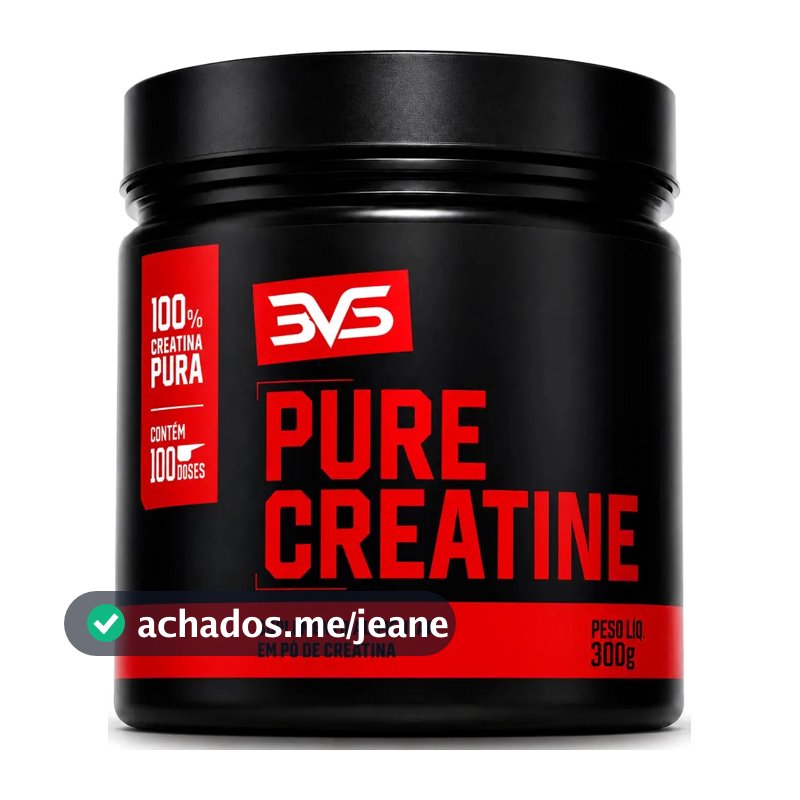 CREATINA MONOHIDRATADA 300g - 100% Pura - 3VS Nutrition