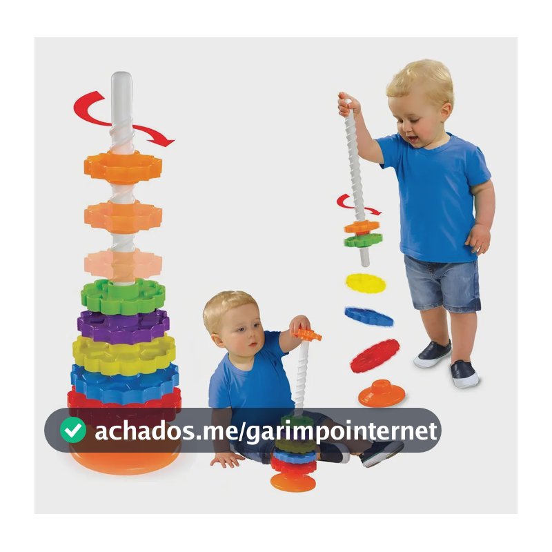 Brinquedo Didático Giro Mágico Educativo Infantil Dismat 326 Sortidas