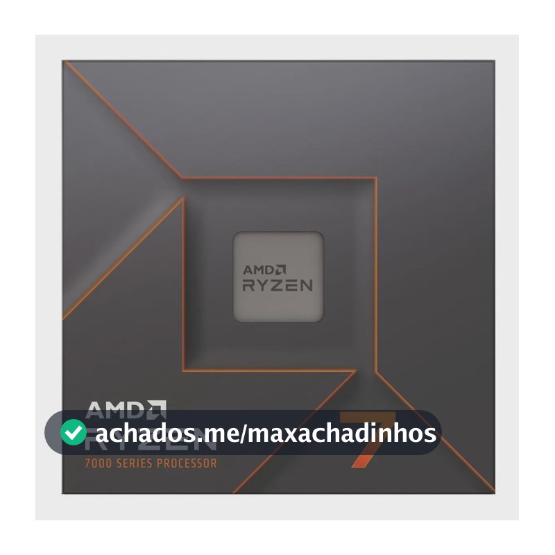Processador gamer AMD Ryzen 7 7700X 100-100000591WOF de 8 núcleos e 5.4GHz de frequência com gráfica integrada