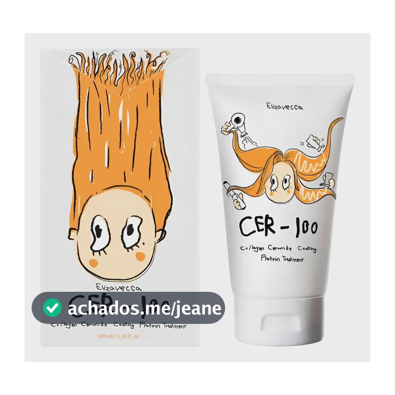 Máscara Capilar Elizavecca Colágeno Ceramidas Cer-100 100ml