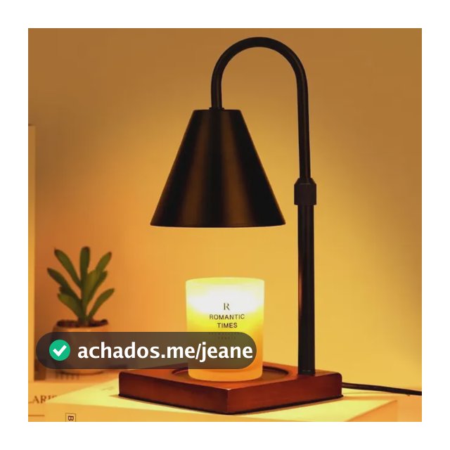 Abajur De Mesa Com Vela E Aquecedor Para Luminária De 127/220v