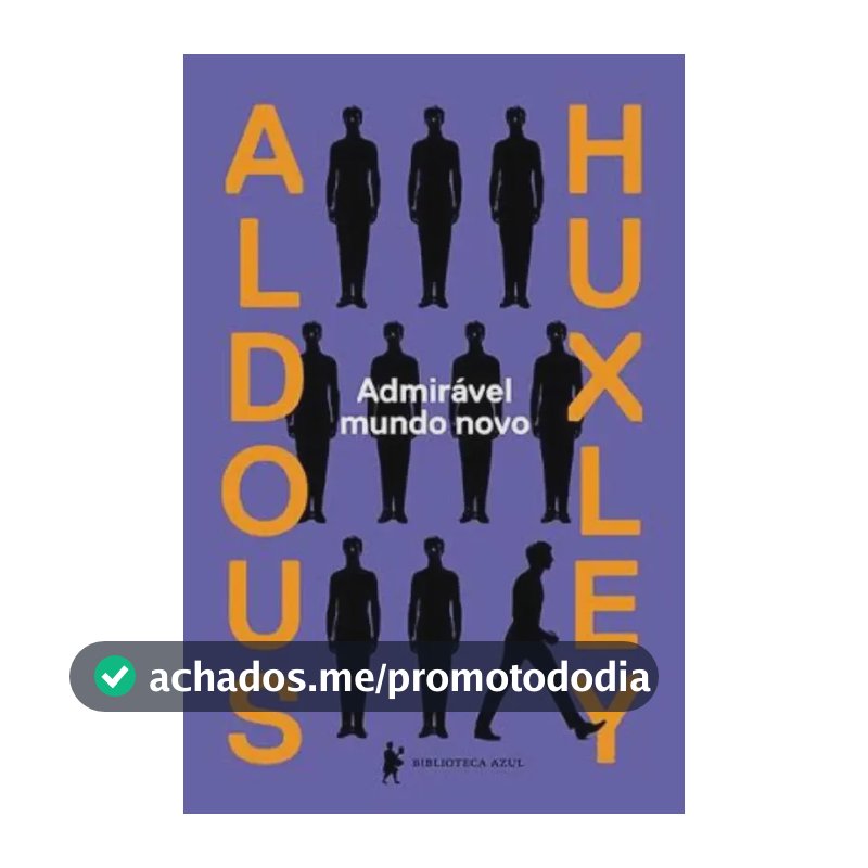 Livro Admirável Mundo Novo De Aldous Huxley Edição 1 Em Português 2014 Editora Biblioteca Azul
