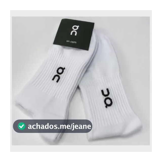 Meia Algodão Estilo On - Corrida Academia Yoga Corrida