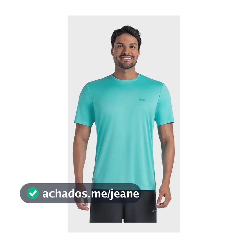 Camiseta De Academia Corrida Masculina Essential Olympikus Ciano P