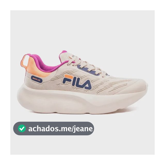 Tênis Fila Maxxi Lite Feminino Caminhada Leve Confortável