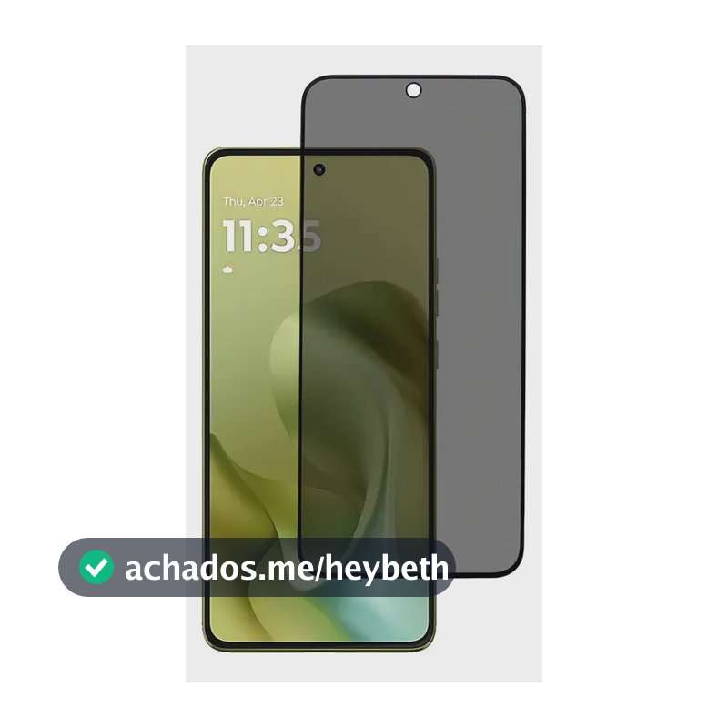 Pelicula Privacidade Fosca 3d Para Motorola Moto G86