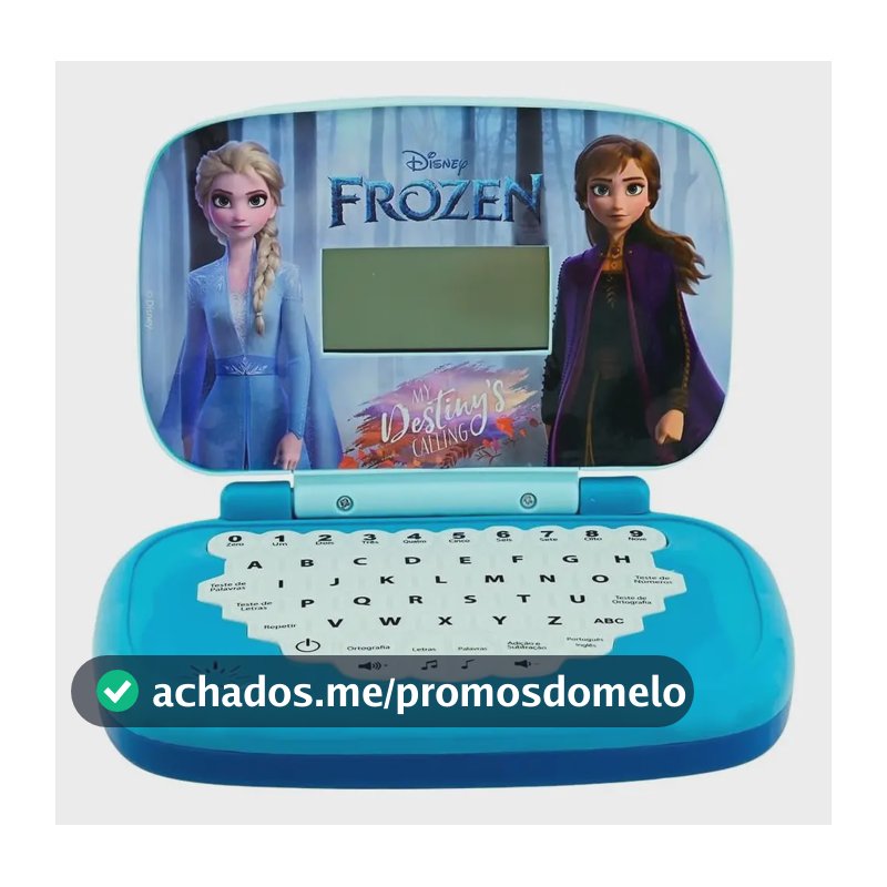 Laptop Infantil Educativo Frozen 8303 Português E Inglês Candide