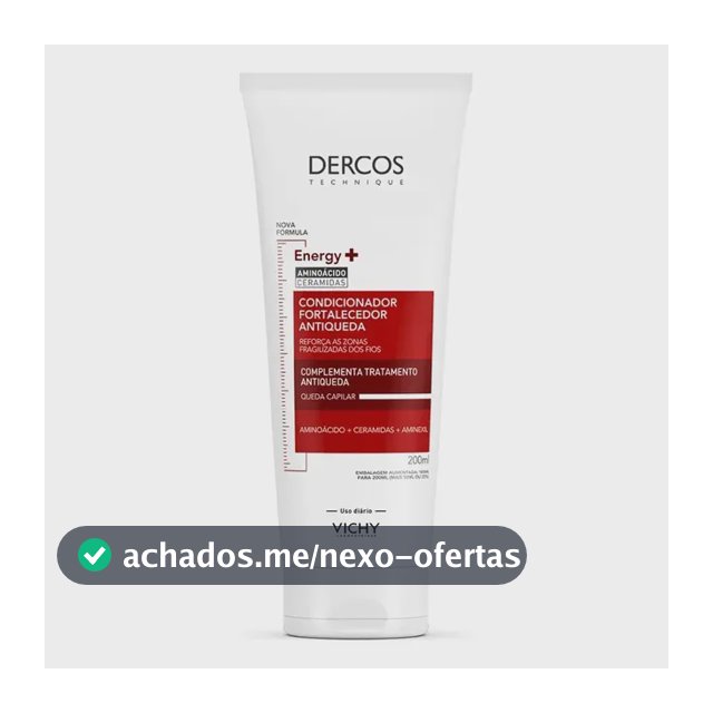Condicionador Antiqueda Fortalecedor com Aminexil, Dercos Energy+ Vichy, 200ml