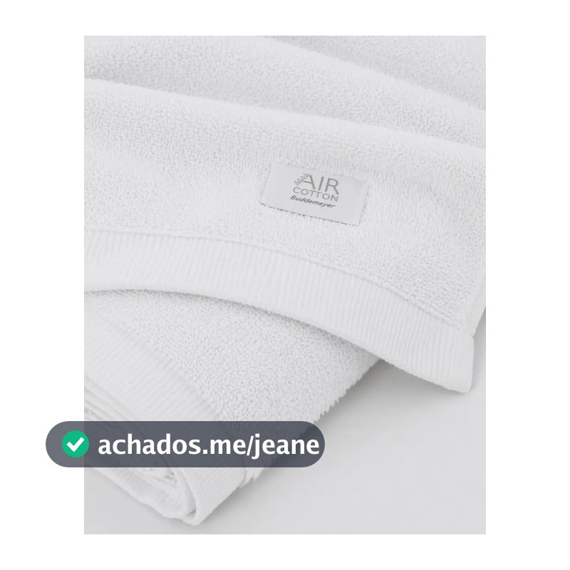 Toalha De Banho Buddemeyer 100% Algodão 500g/m2 - Dual Air Branco Liso