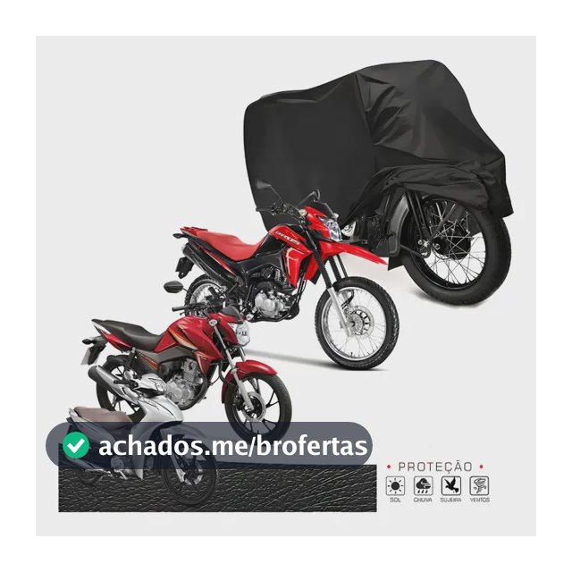 Capa Cobrir Moto Térmica Uv Protetora Sol Chuva Impermeável
