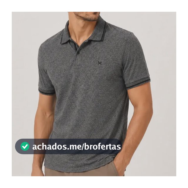 Camiseta Camisa Gola Polo Masculina Hering Malha Texturizada