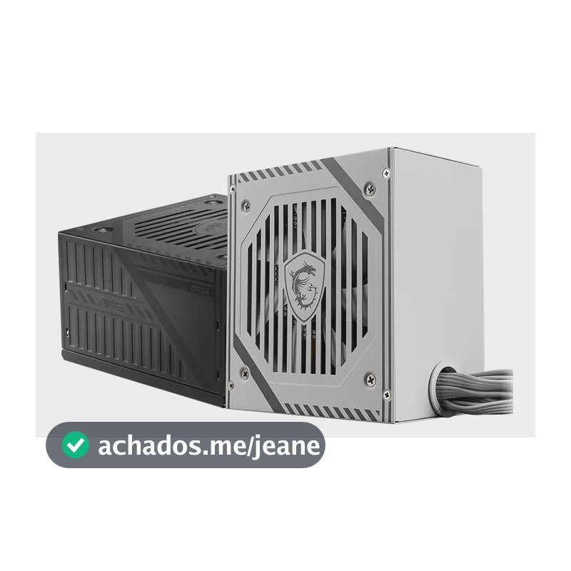 Fonte  Msi Mag A650bnl White 650w 80 Plus Bronze Pfc Ativo Branco