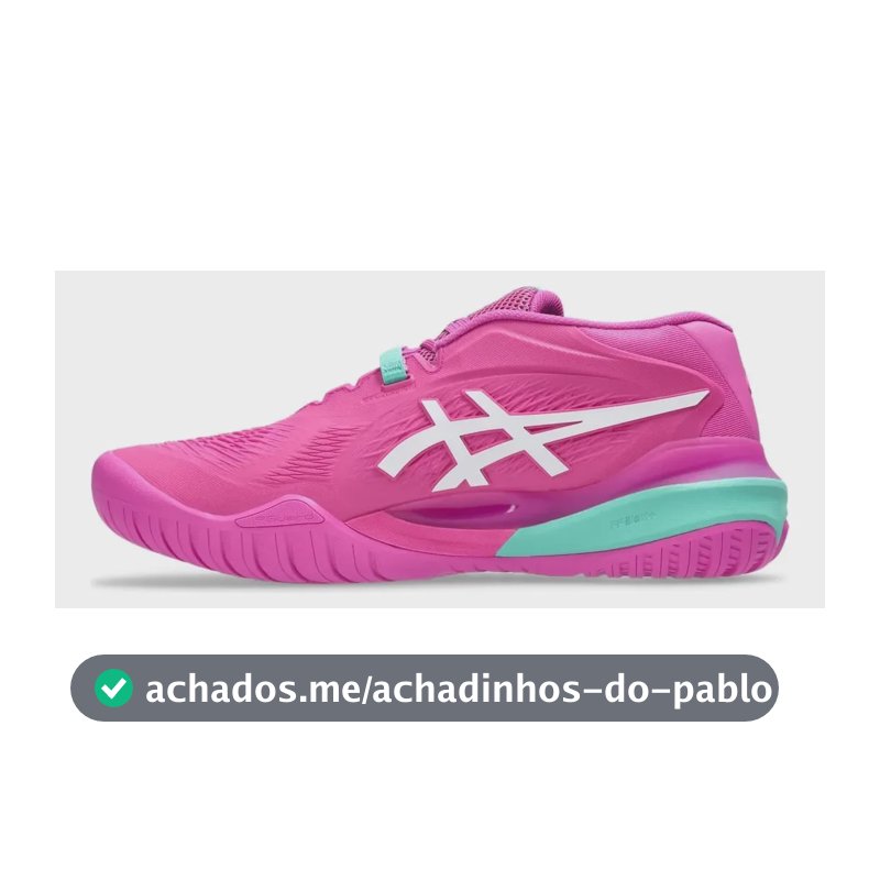 Tênis Asics Gel Resolution X All Court Pink(sakura)- 2026 Pink/verde 42 Br