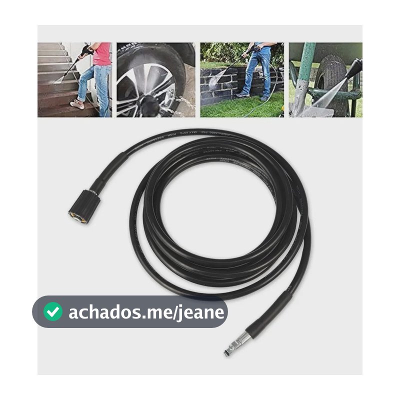 Mangueira Lavadoras Resistete Para Karcher K5 K4 K3 K2 K1 Preto