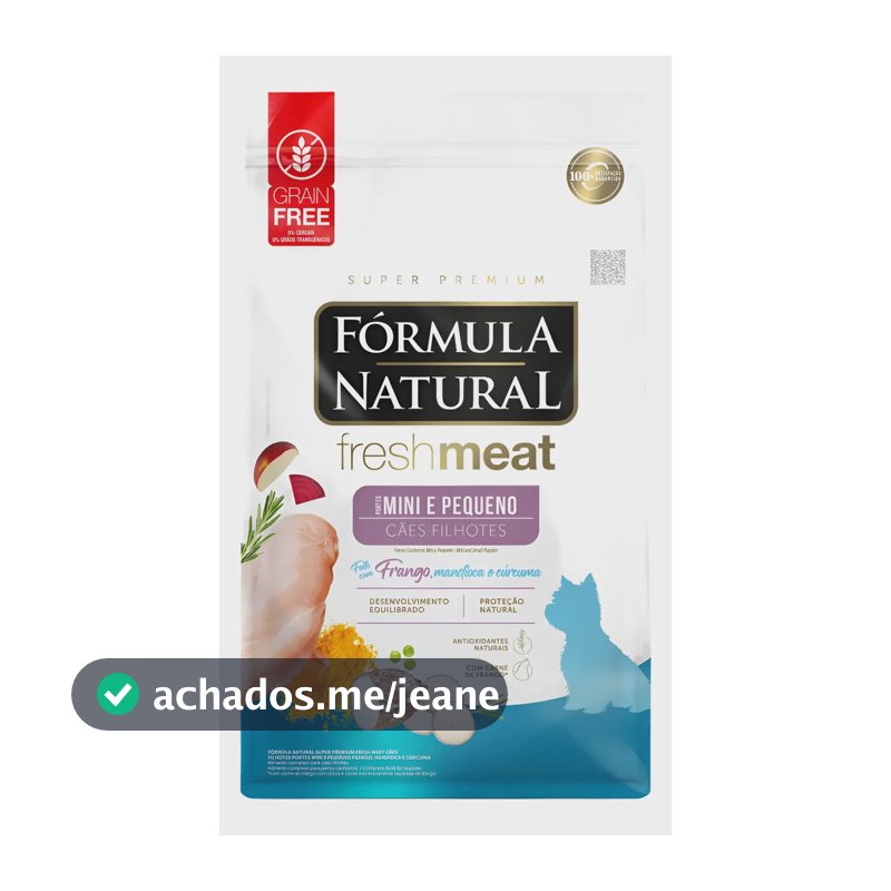 Fórmula Natural Fresh Meat Filhotes Mini E Peq. 2,5 Kg