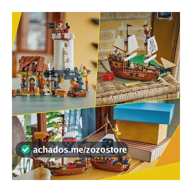 Navio pirata clássico LEGO Creator 31387