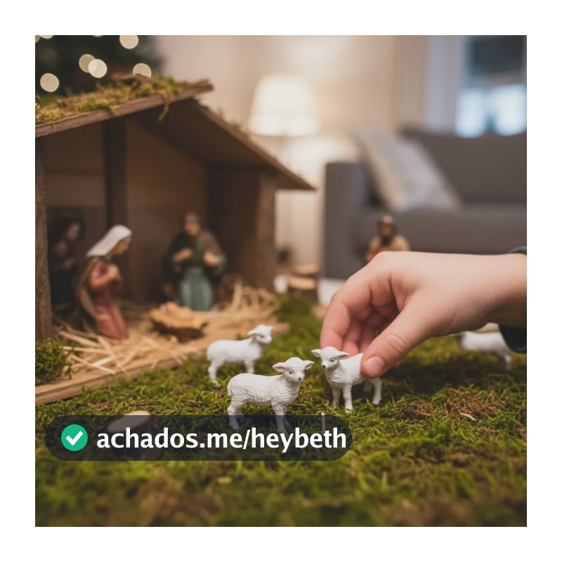 Mini Ovelha 6 Unidades- Presépio De Natal, Batizados