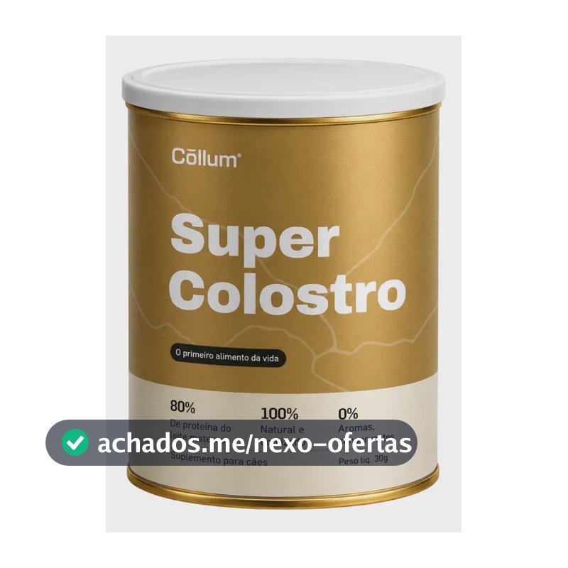 Super Colostro Collum para Cachorros 33g Proteína em Pó