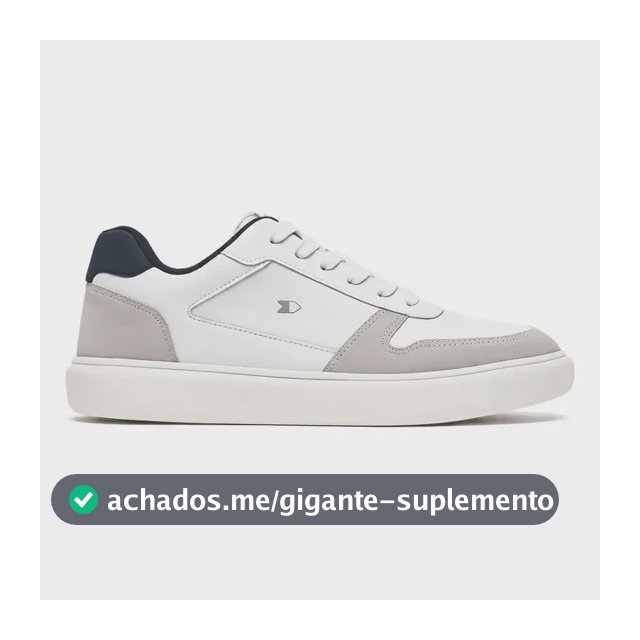 Tênis Sapatenis Masculino Sandrini Evoke Lite Branco Couro