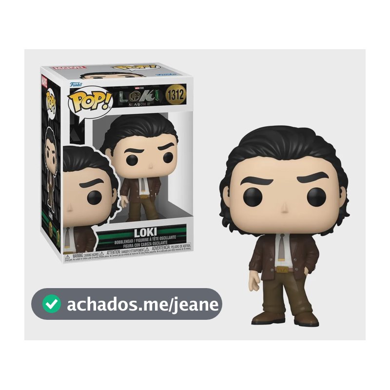 Série Marvel Loki Boneco Pop Funko Loki #895